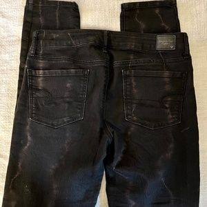 American Eagle‎ Skinny Jeans Dark Tie Dye 6